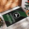 John Deere Crystal Velvet Rug, Custom Name Text Personalized Non‑Slip Floor Mat for Home Decor Gift