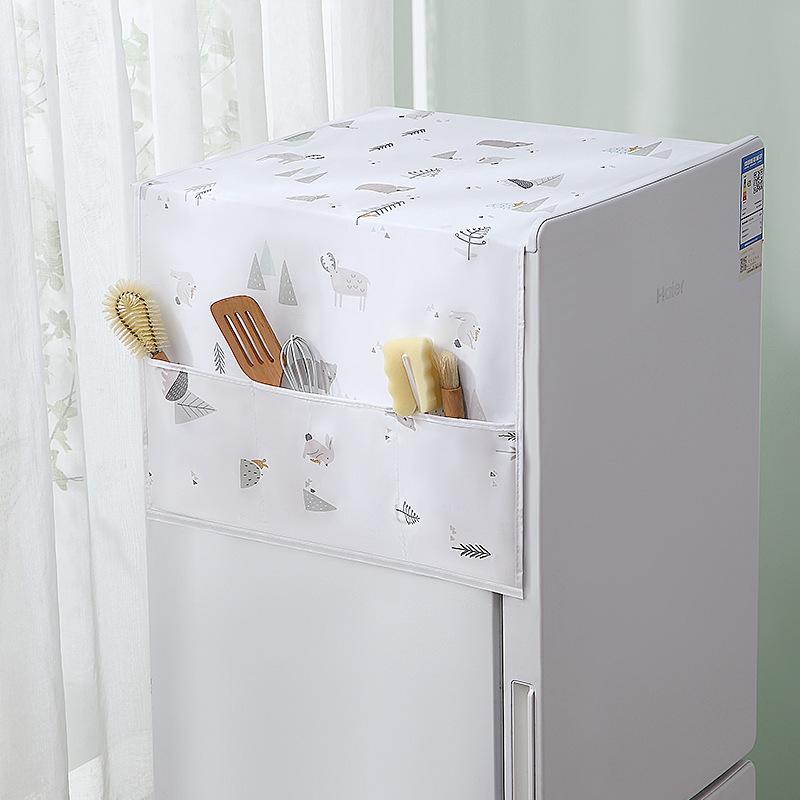 Original Design of Refrigerator Dust Cover Refrigerator Lid ClothDust Cover and Storage Bag