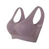 Plus Size Sömlös BH med Kuddar Komfort BH Push Up Bralette Damväst Trådlös BH Stopp Sexiga BH Underkläder