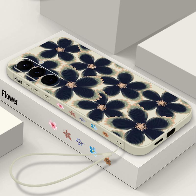 Cartoon Daisies Flowers Case For Samsung Galaxy S26 S25 Ultra S24 S23 S22 Plus S21 FE A15 A16 A17 A35 A36 A54 A55 A56 5G Soft Cover