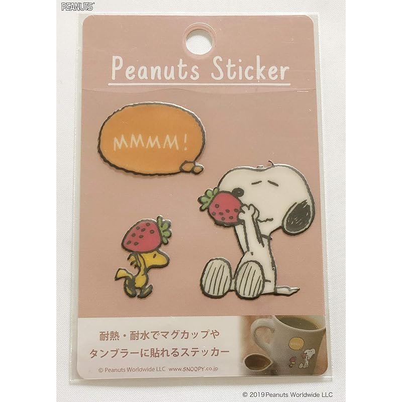 

S&C Water-Resistant and Heat-Resistant Sticker [Peanut/Strawberry] PKS180