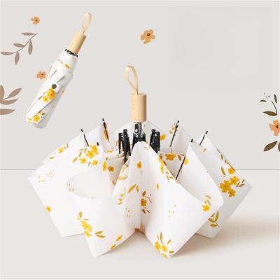 1 Piece of Personalized Creative Pattern Windproof and Rainproof Sunny Umbrella Small Fresh Variety of Pattern Umbrella Suitable