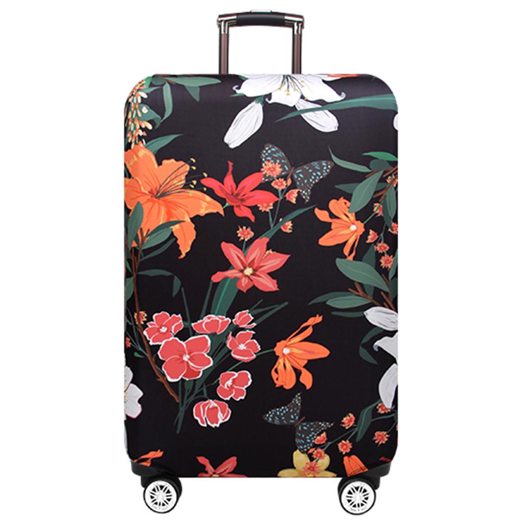 Tropical Plant Travel Luggage Protector Suitcase Cover 18-32 Inch for Travel Luggage Protective Suitcase Covers Tropical Plant Travel Luggage Protector Suitcase Cover 18-32 Inch for Travel Luggage Protective Suitcase Covers
