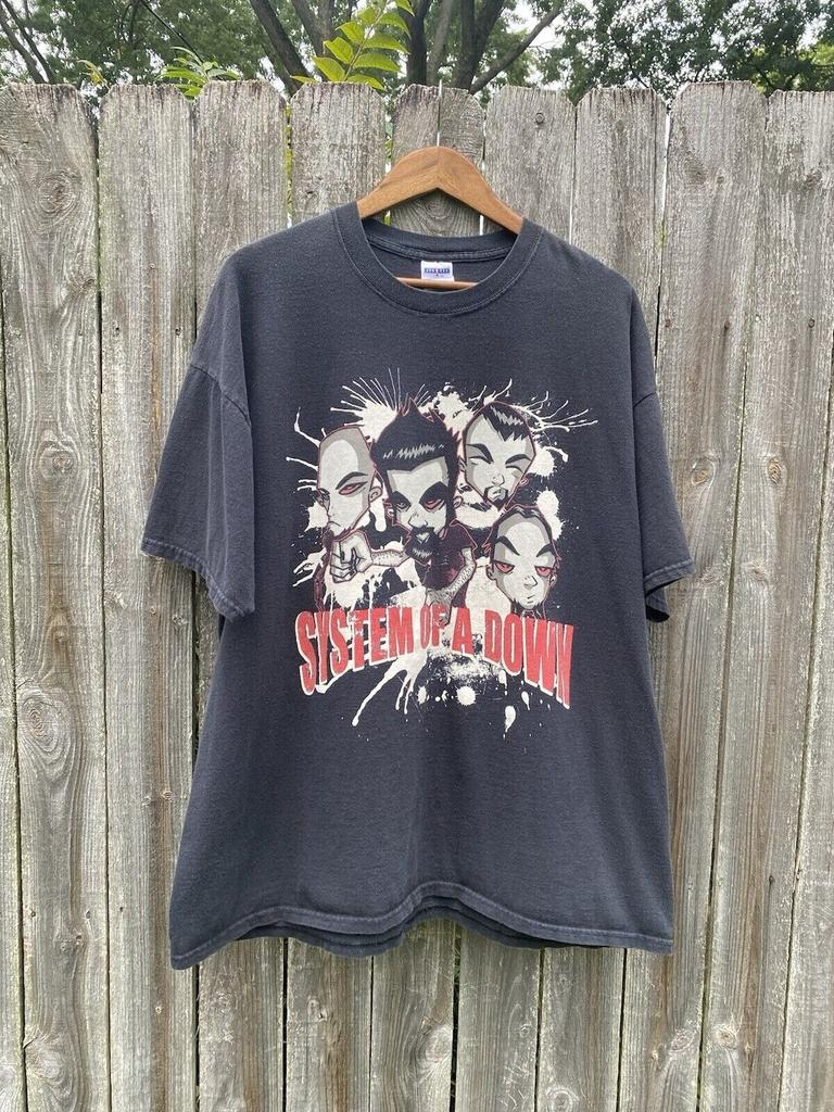 System Of A Down Band Graphic Black Unisex Tshirt Reprint For Men Women KH8905