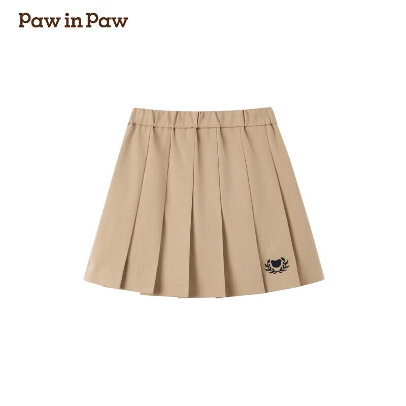PawinPaw Girls  School Style Pleated Skirt 130cm
