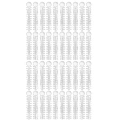 40 Stück Transparente Dental-Ligatur-Gummis Zahnspangen Zubehör für Kieferorthopädische Brackets