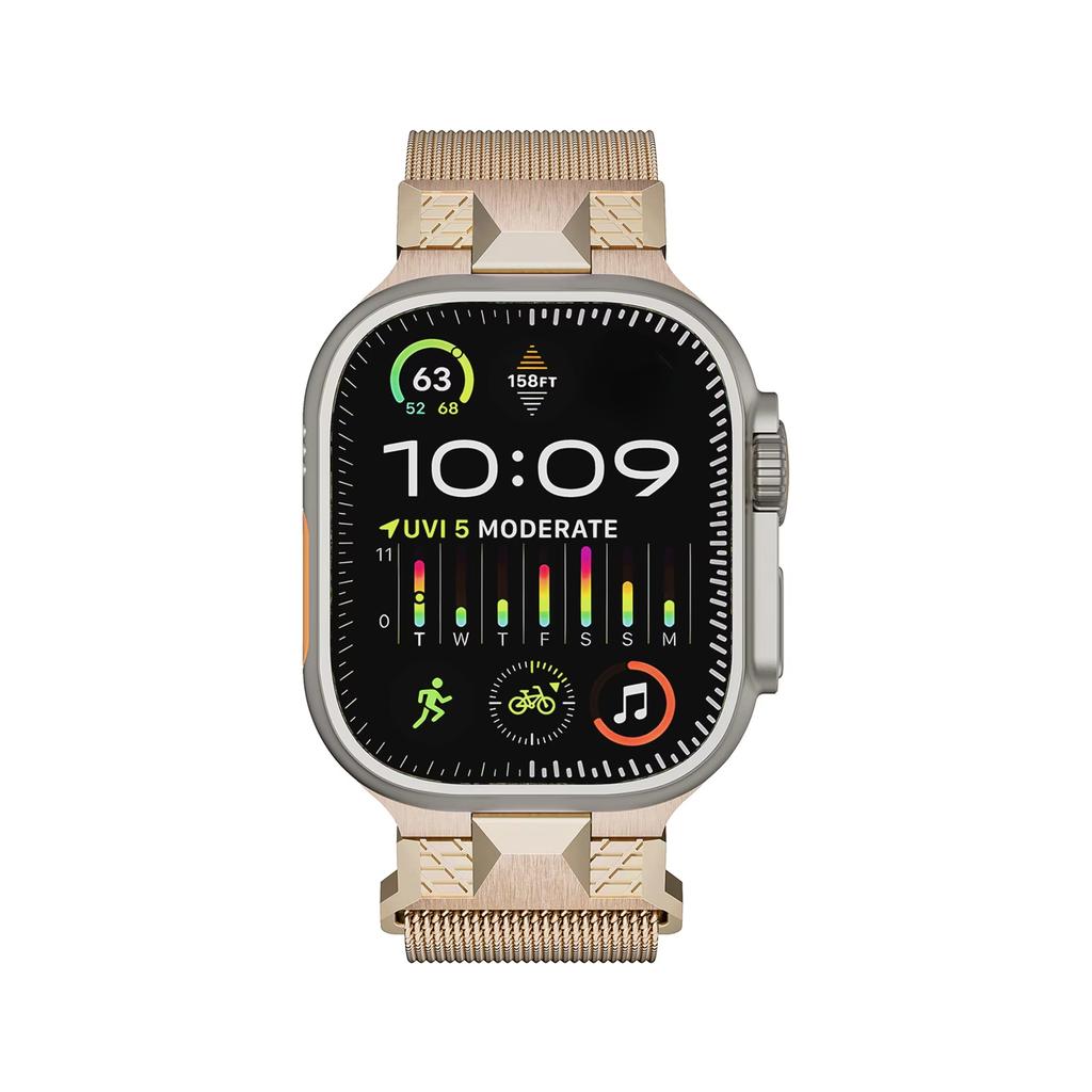 Magnetic Milanese Band for Apple Watch Ultra 3 2 49mm 11 10 46mm Luxury Loop Strap for iWatch Series 9 8 7 Se 45mm 44mm Bracelet