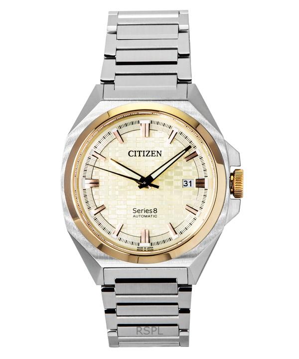 Citizen Series 8 831 Stainless Steel champagne Dial Automatic NB6059-57P 100M Men's Watch
