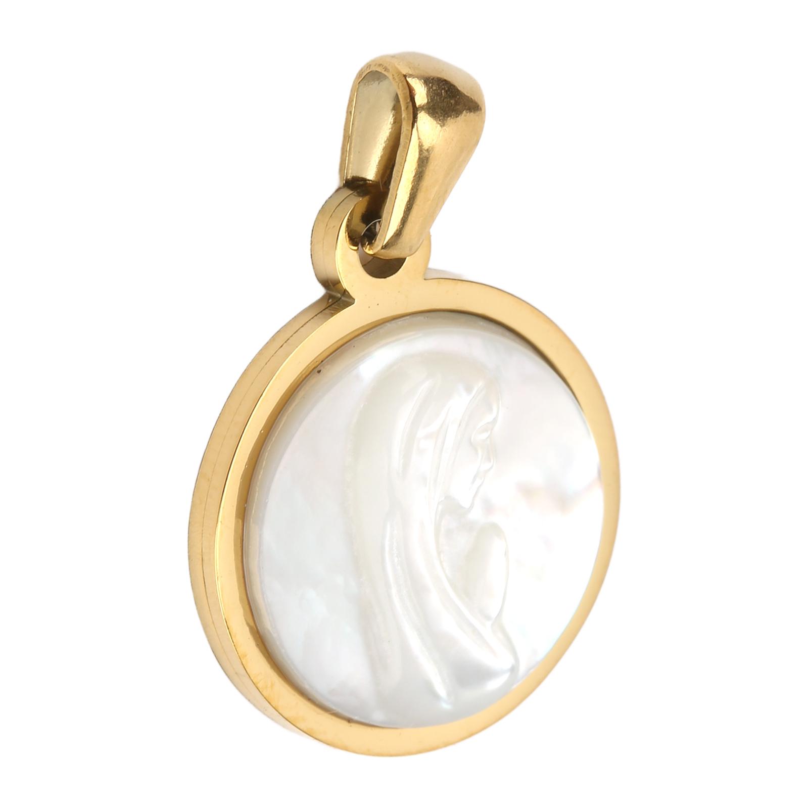 

Ожерелье Девы Марии Премиум Металлическая Глянцевая Поверхность Изысканный Уникальный Дизайн Изготовление Ювелирных Изделий Католический