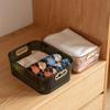 3/2Pcs Multi-Purpose Plastic Organizer Green Rectangular Storage Box with Handle for Bathroom Makeup Pet Kitchen Pantry