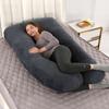 Maternity Pregnancy Pillow U Shaped Full Body Support Pillow Washable Cover Sleeping Pillow for Pregnant Women Back Waist Belly