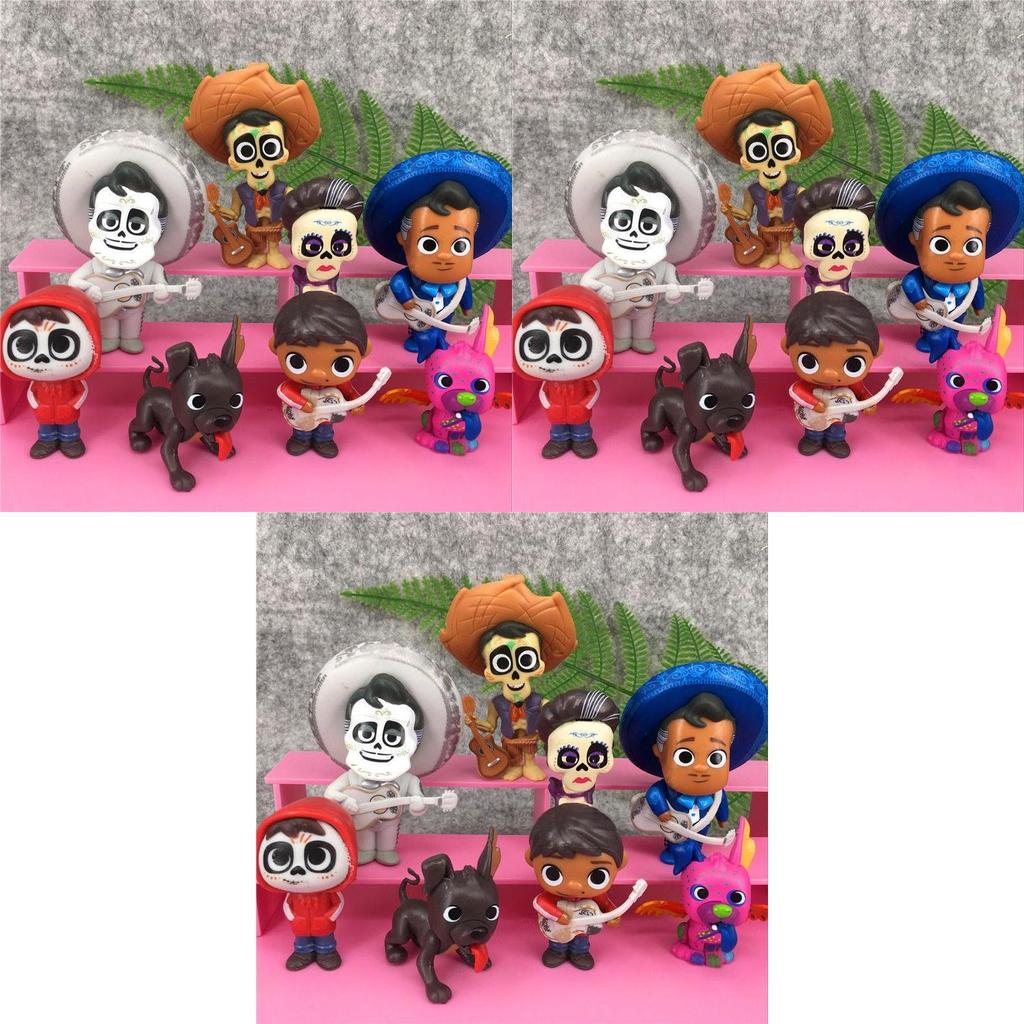 Exquisite Coco Movie Miguel Hector Dante Imelda Pepita Action Figure Toys Set