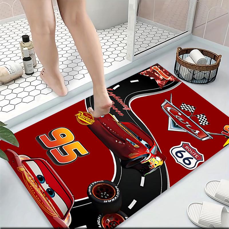 Cars Movie Poster Carpet Rug Soft Washable Antislip Home Living Room Sofa Mats Personalized Christmas Rug