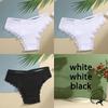 3 pezzi/set slip in cotone da donna mutandine a vita media biancheria intima sexy da donna mutandine con fiocco e spalline intimo comodo da donna