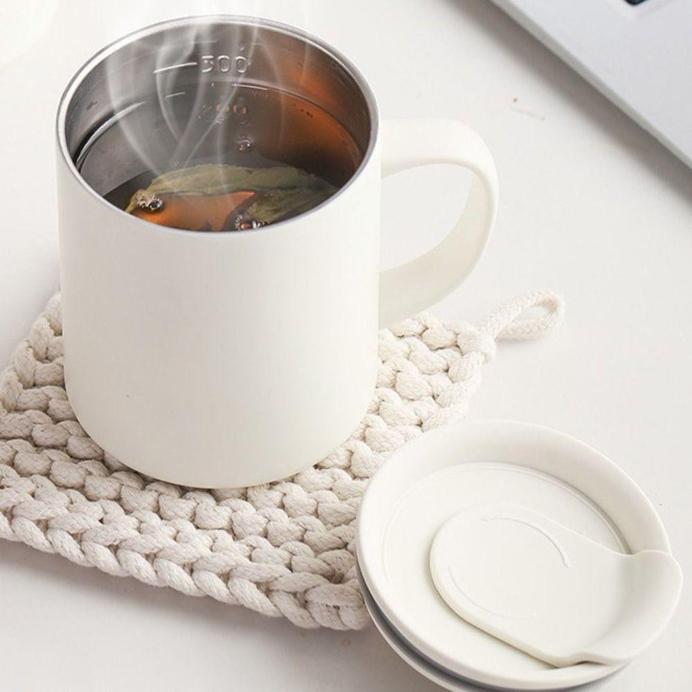 Double-Walled Insulated Coffee Mug 300 ML Milk Cup Creative Office Water Cup Living Room