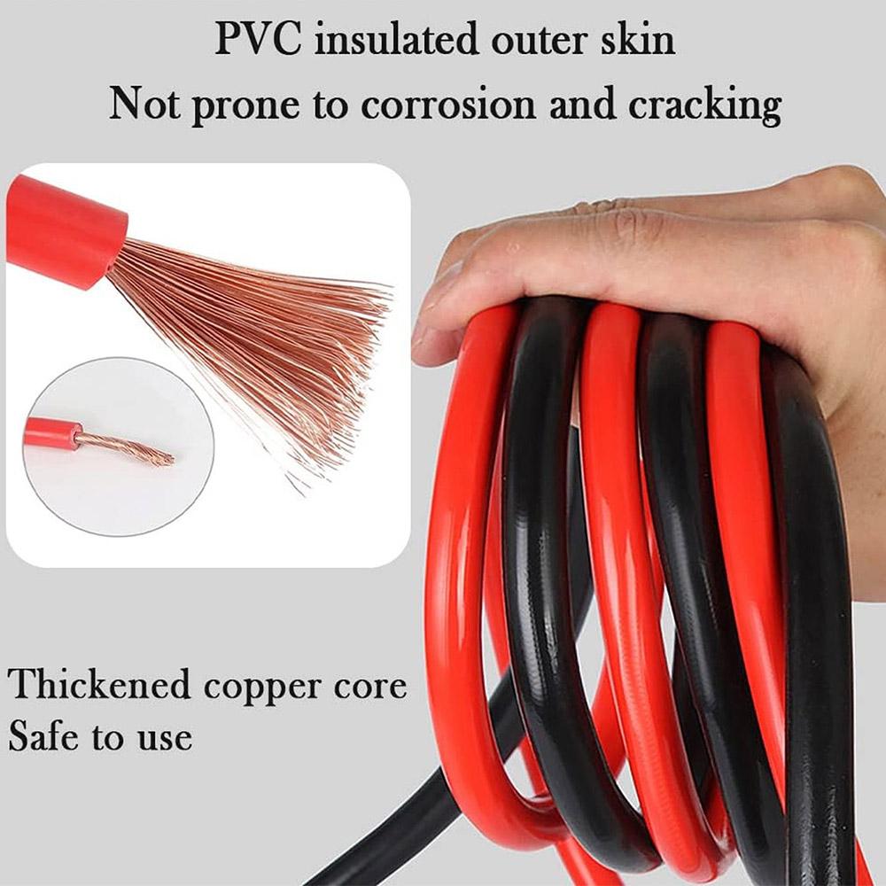 Power Start Jumper Cables Battery Jump Cables Car Emergency Power Safe Start Cable for Automotive Heavy Duty Booster Cables Kits