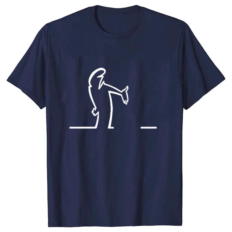 Summer T Shirts For Unisex Unisex Balum La Linea Funny Graphic Tshirt Cotton Comfortable Premium Camisetas