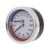 0-120℃ Pressure Gauges for Floor Heating 1/4inch Thermomanometer Boiler Temperature Pressure Gauges Metal