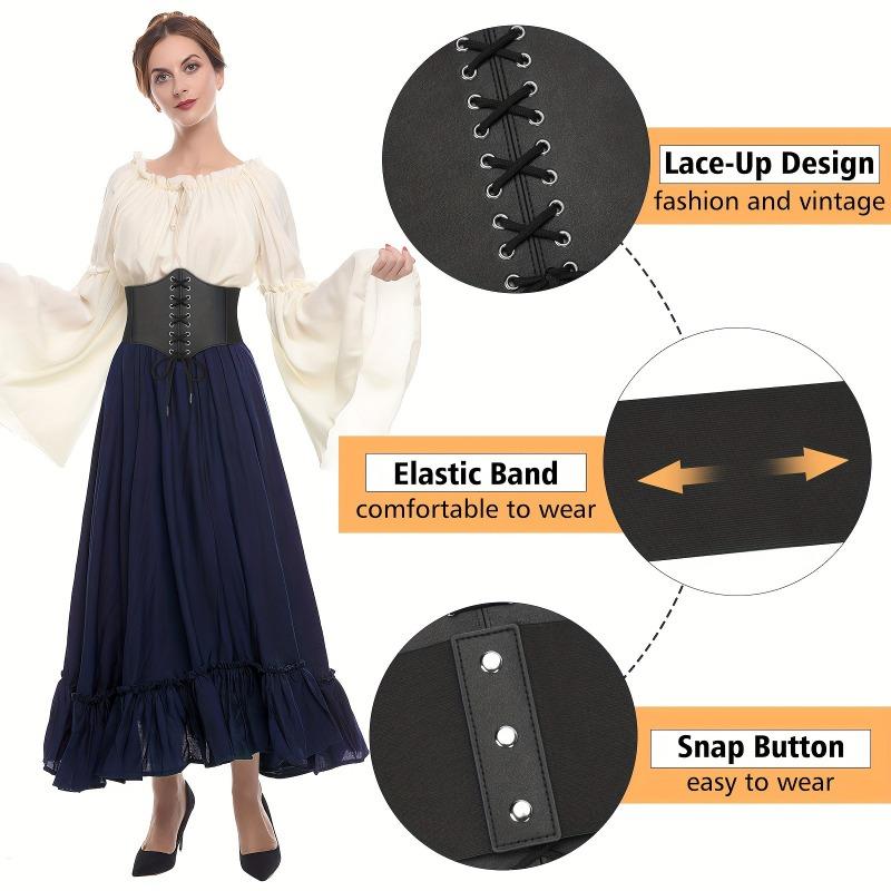 Meier Corset Wide Belt Elastic Waist Slimming Look Elastic Waist Waistband