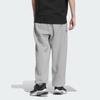 Adidas Logo Pants Solid Color Logo Fleece Thick Cuffed Loose Knit Sports Pants Unisex Pants Medium-Gray IV7608