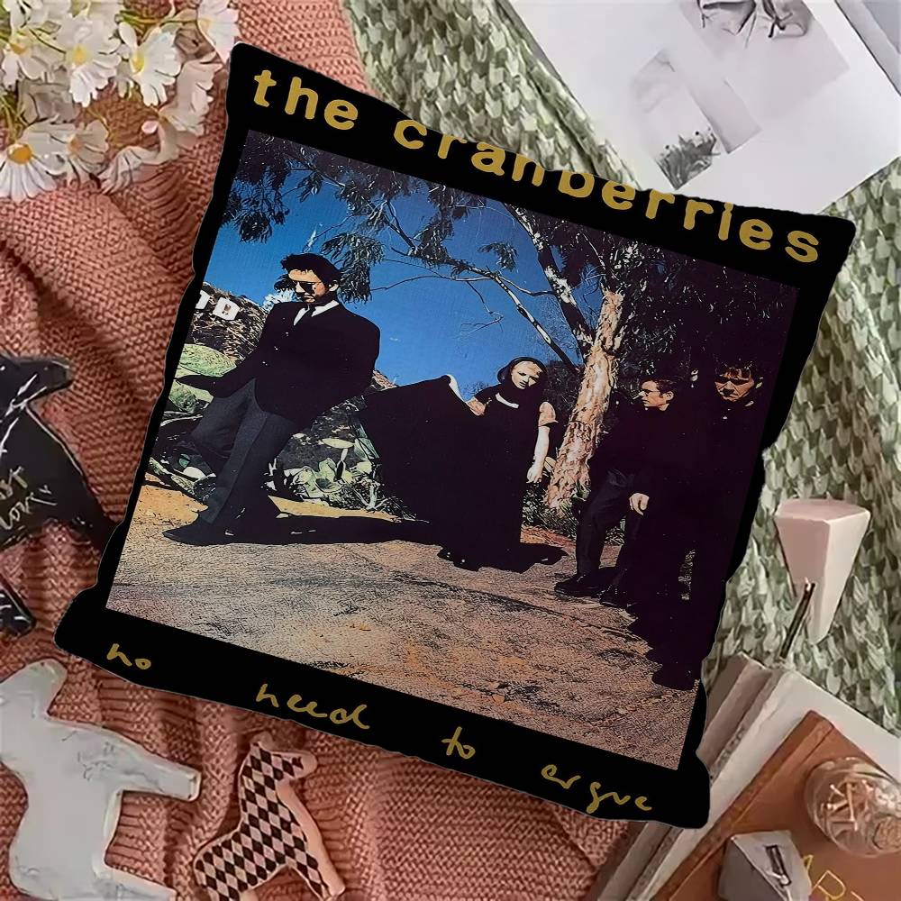 T-The C-Cranberries Band Dekorative Raumästhetik Kissenbezug Heimdekoration Schlafzimmer Sofa Bett Couch Kissenbezug 45x45
