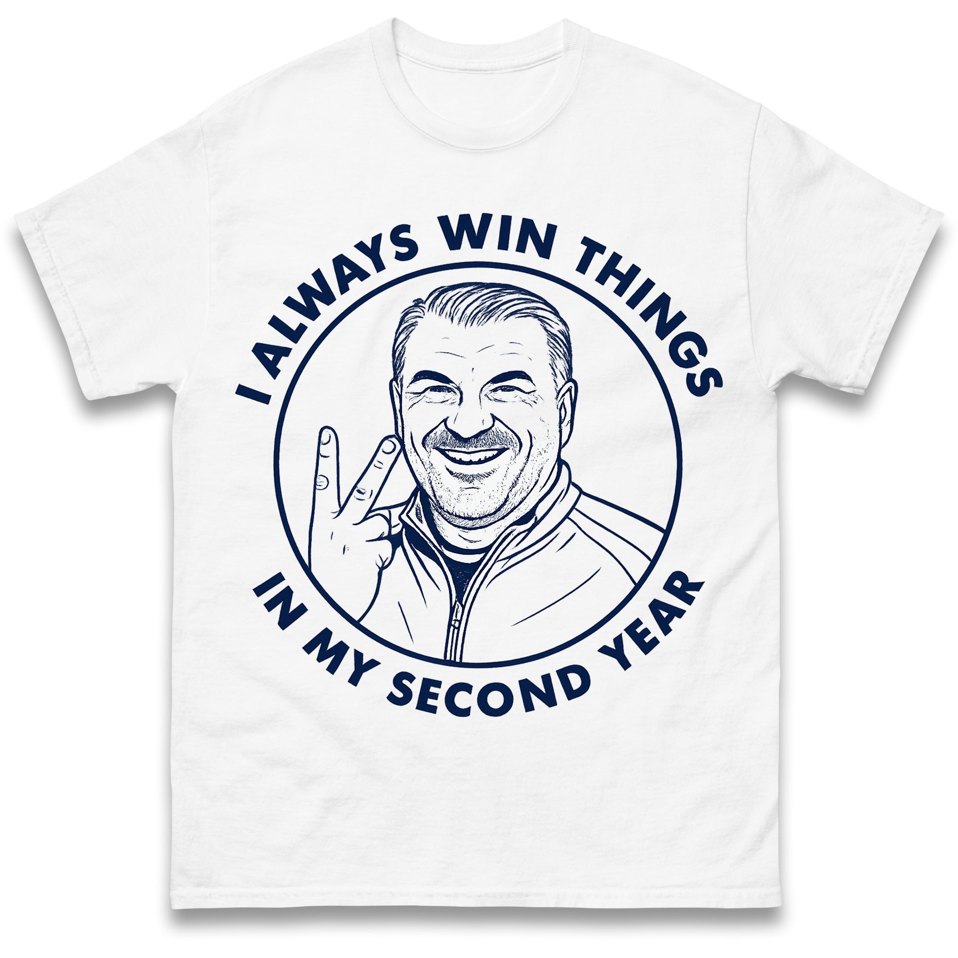 

Ange Postecoglou I Always Win Things In My Second Year Mens T Shirt Womens Tops Tees S