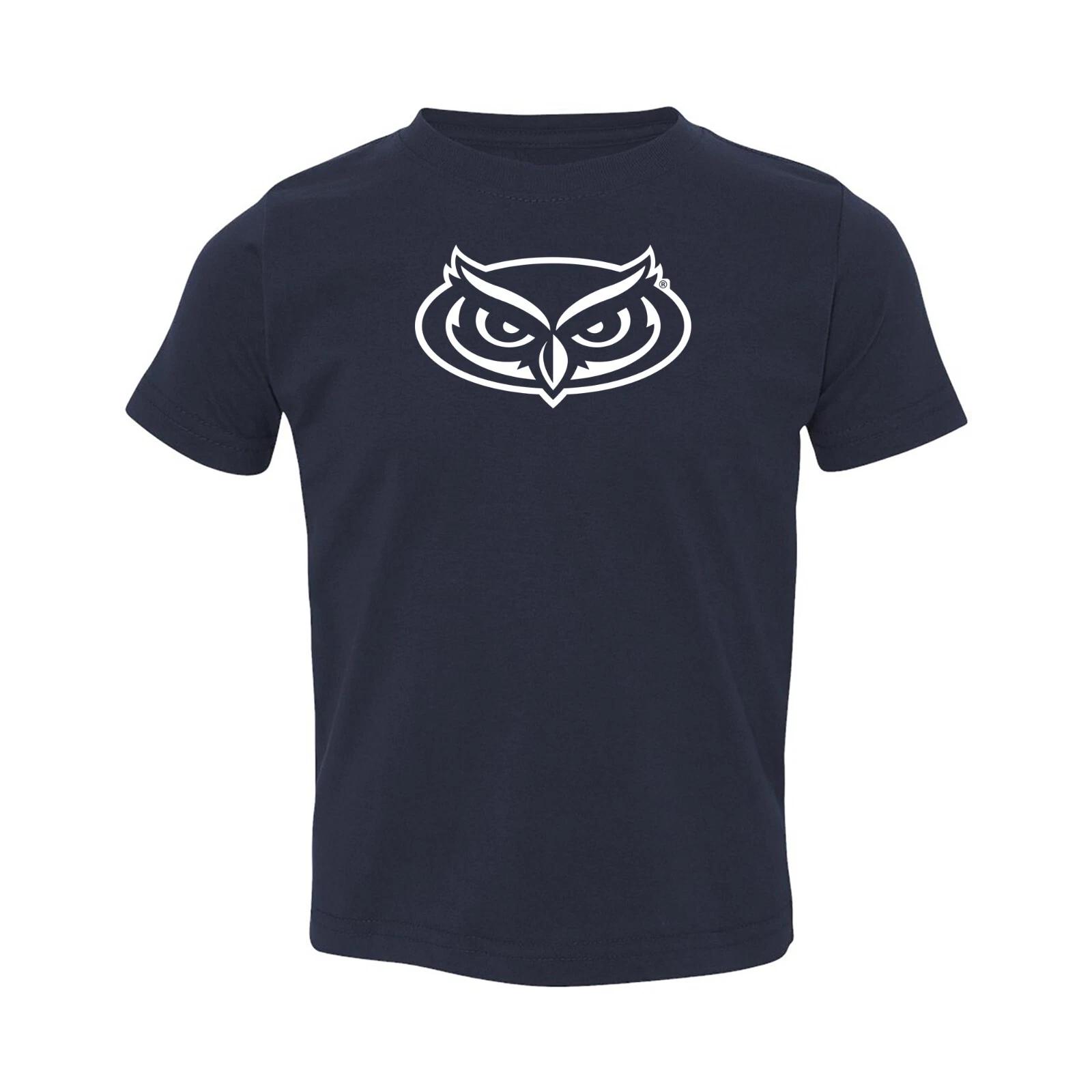 Florida Atlantic Owls Primary Logo FAU University Sports Toddler T Shirt - Navy S