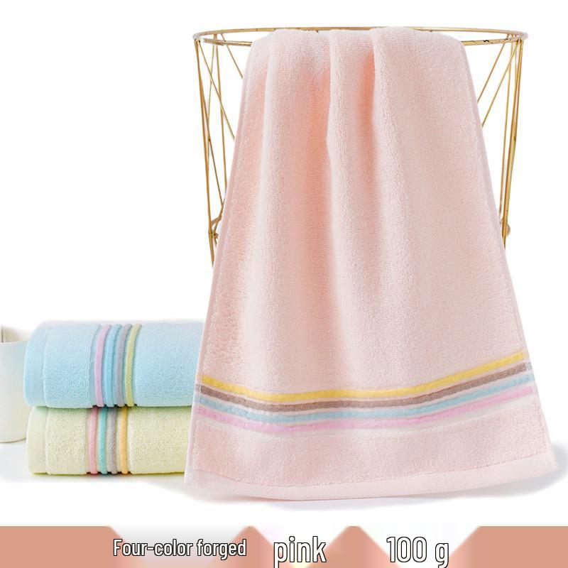 100% Bomull Absorberande Vuxenhandduk – Förtjockad, Mjuk, Ren Bomull