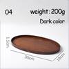 Ovale Serviertabletts, Geschirr, Dessert, Tee, Untertasse, Untersetzer, Kaffee-Untersetzer, Holzteller, Aufbewahrung, Lebensmittel-Display, Home Hotel Decor