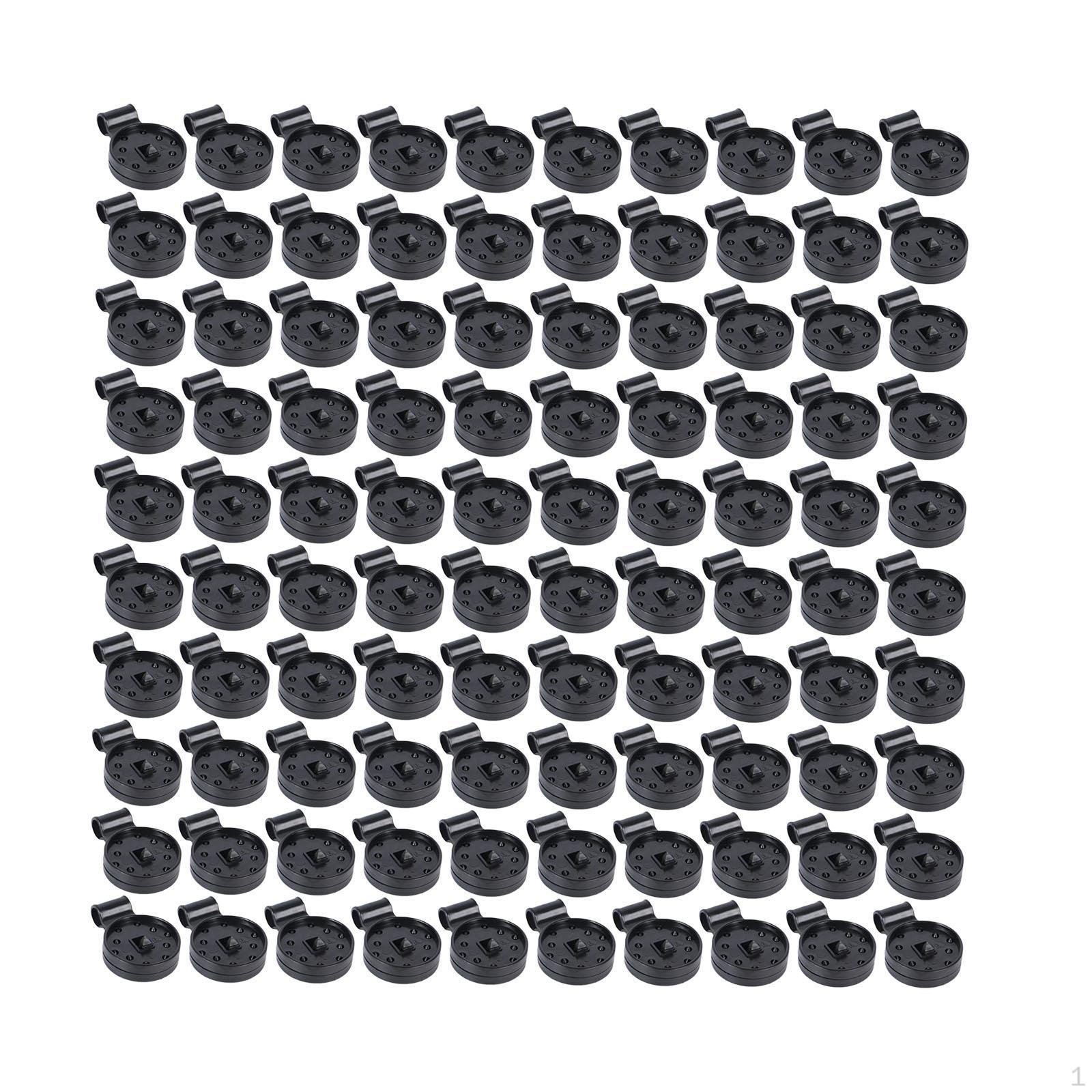 

100 шт. Зажимы для ткани для штор Sshade Lock Grip Многоразовая многофункциональная сетка с крючками S