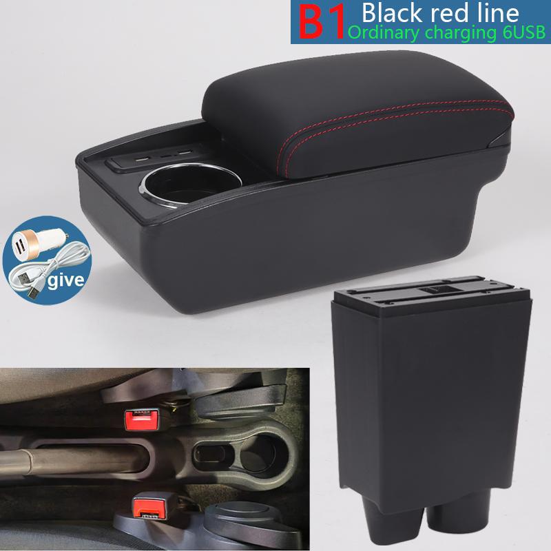 For Fiat Mobi Armrest Box For FIAT MOBI Car Armrest Auto Storage Box Dedicated Retrofit Parts Interior Car Accessorie 2025