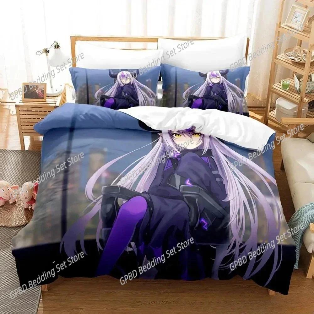 Anime Kawaii Girl La+Darknesss 3D NEW Duvet Cover Pillowcase Bedding Set Adult Boy Girl Bedroom Decoration Single Double Large