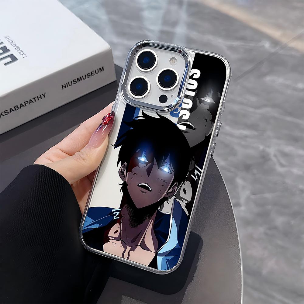 Luxury Hot Anime Solos Levelings Phone Case For iPhone 17 16e 16 15 14 13 12 11mini Pro Max X XR XSMAX 8 7 Air Plus Soft Cover