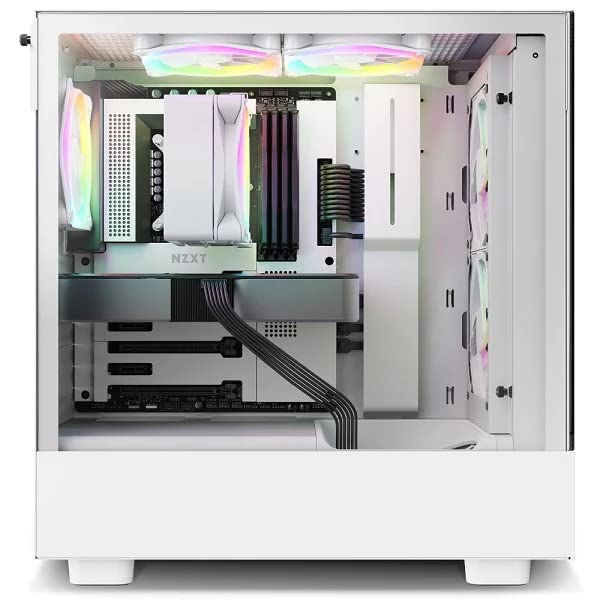 NZXT CPU-Kühler Luftkühlung T120 RGB Weiß 12cm F120RGB Lüfter 3135 RC-TR120-W1