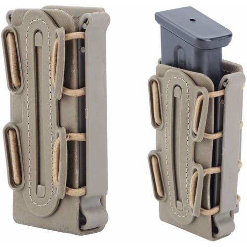G-CODE Scorpion-Type Soft Shell Pistol Magazine Carrier for 9mm and .45ACP (FDE)