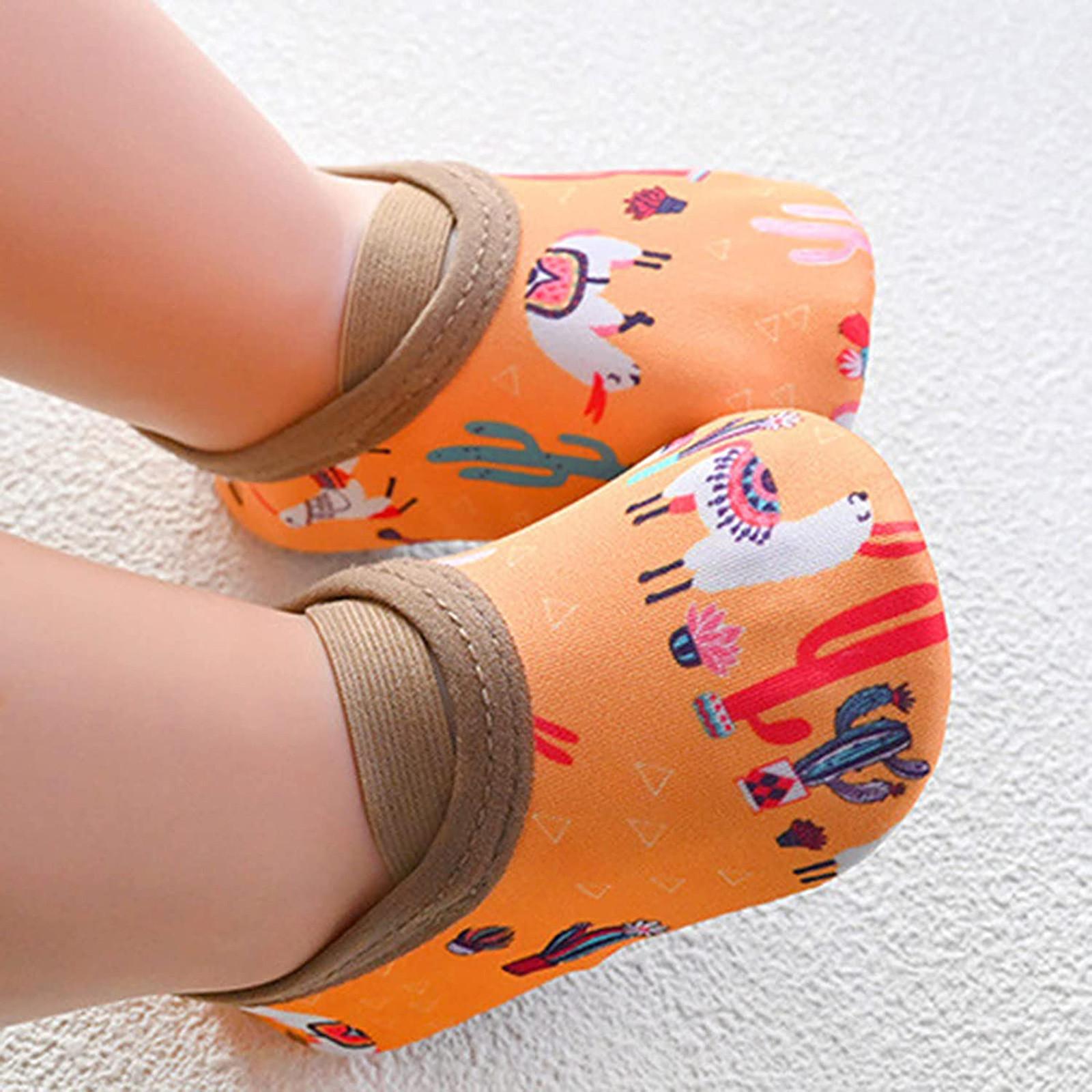 

Baby Kids Boys Girls Animal Prints Cartoon The Floor Socks Barefoot Socks Non-Slip Shoes L