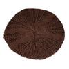 Women Fall Winter Hat Knitted Bonnet Solid Color Elastic Twisted Texture Keep