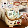 Cartoon Pattern Penholder Large Capacity Stationery Box Cute Table Storage Box