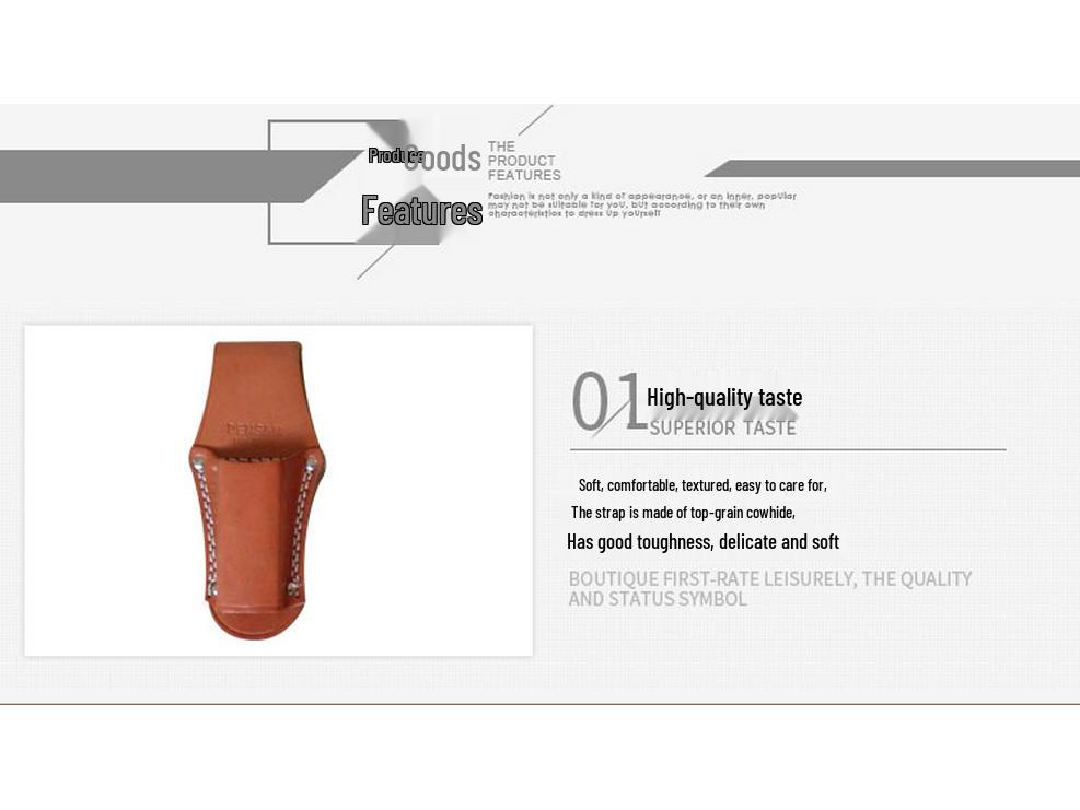 Japanese Genuine Cowhide Pliers Sheath: Five, Three, Two, and Single-Pocket Sets for Electricians