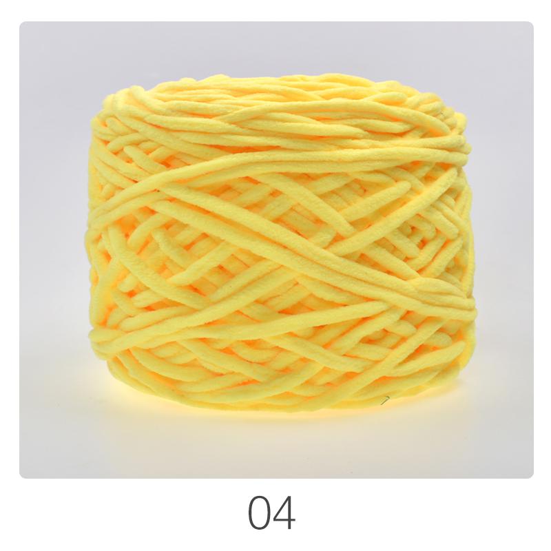 Chunky Ice Silk Yarn for Hand-Knitting: Ideal for Sweaters, Scarves, Bags, Crochet Dolls, and Hooked Shoes