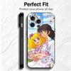 Candy 90s Cartoon Soft Phone Case for iPhone 16 16E 17 Air 15 Pro Max 14 Plus 13 Mini 11 12 7 Black Cover Back Shell