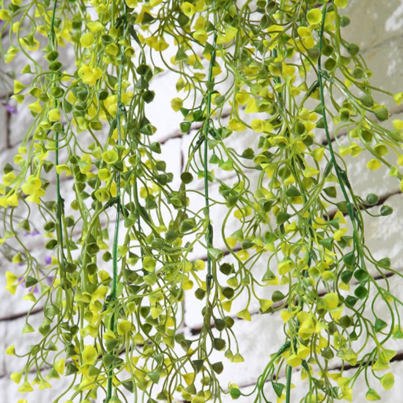 80CM Artificial Admiralty Willow Wall Hanging Plant Fake Vine Artificial Hanging Plant Home Garden Wall Decoration Fake Flowers