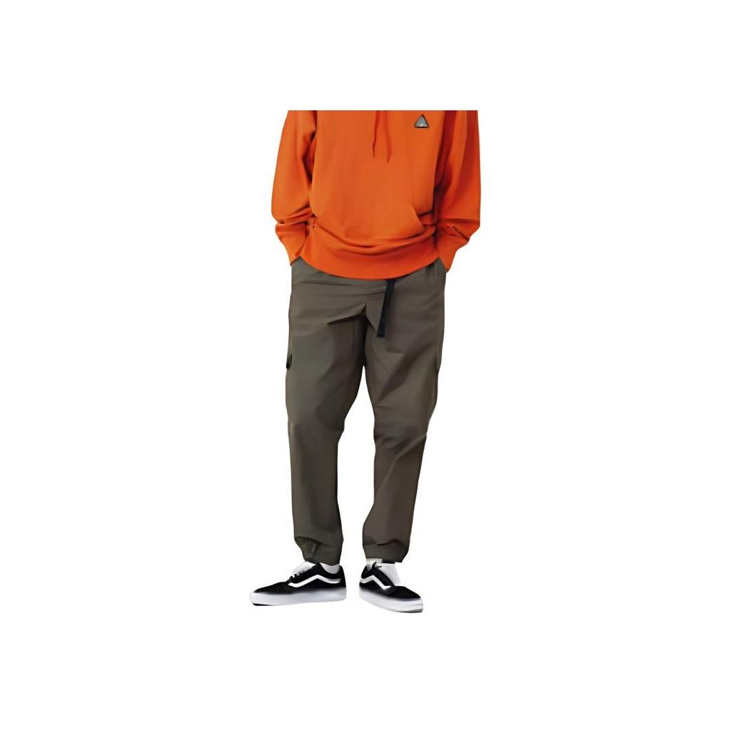 Vans Solid Color Elastic Durable Loose Fit Cargo Knit Sports Pants Men Pants Green VN0A54HLKCZ