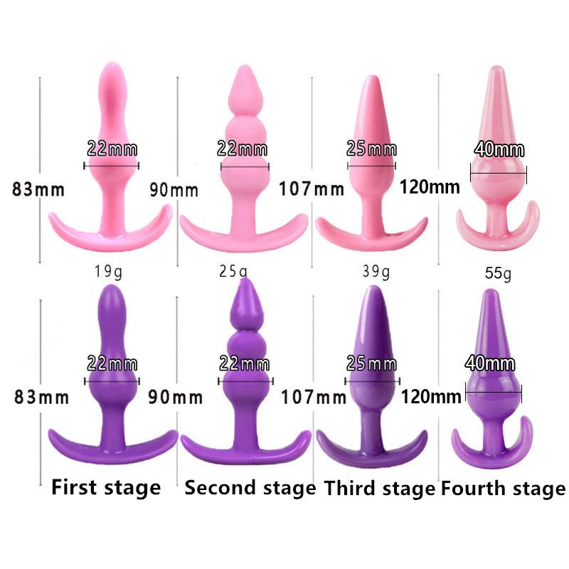 Silicone Butt Plug Anal Plug Soft Erotic Anal Dildo Sex Toys for Woman Men Gay Buttplug Dildo for analAdult Sex Products
