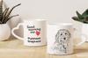 Pyrenean Sheepdog, Labri, Pyrenees Sheepdog I - Cup with a Dog, Adorable Cup with a Heart-shaped Handle, Universal Gift from the Art-Dog Brand