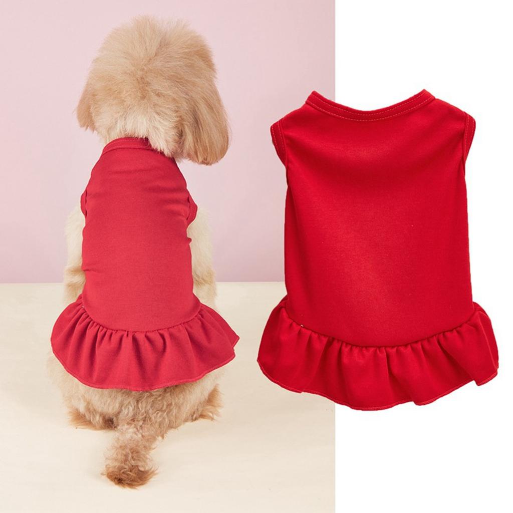 Pet Clothes Spring Summer Pet Breathable Comfortable Clothes Cute Printed Pet Clothes for Cats Pet Clothes for Large Dogs Female