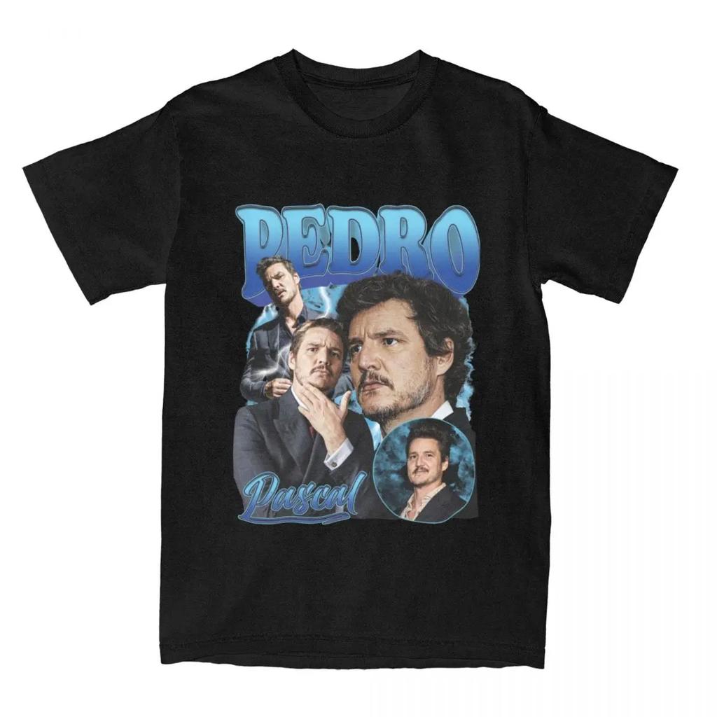Bootleg Pedro Pascal T Shirt Vintage T Shirt Unis Streetwear Short Sleeve Pedro Pascal Plus Size T Shirt Unisex