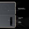 For Samsung Galaxy Z Fold 7 Nappa Leather Case Full-coverage Dual Hinge Camera Lens Protection Bulit-in Magnet Smart View Cover