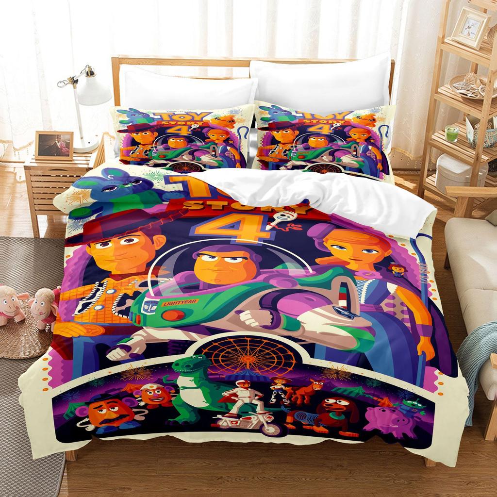 Printed Three-Dimensional 3D Digital Home Textile Three-Piece Children'S Home Textile Kit