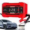 12 Volt Battery Charger 12V6A Automatic Smart Battery Charger Vehicle Repair Maintenance Equipment For Trucks Cars SUVs